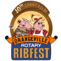Orangeville Ribfest's Logo'