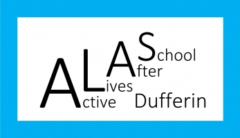 Active Lives After School (ALAS) Dufferin's Logo'